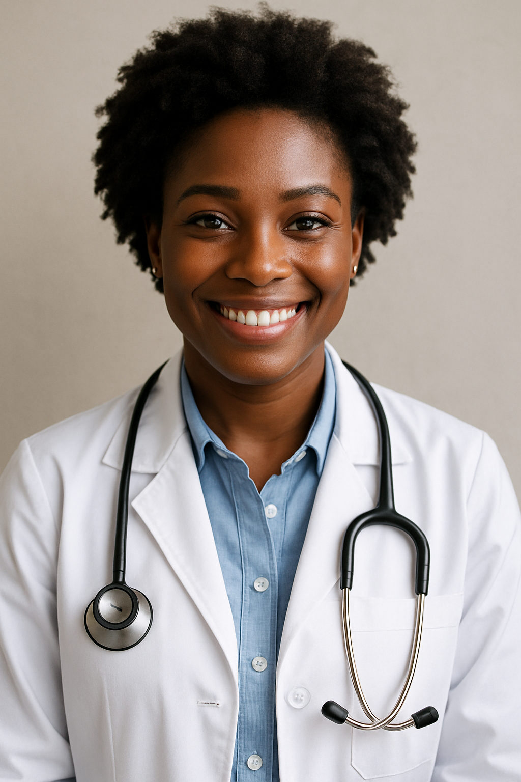 Clinician in a video consultation